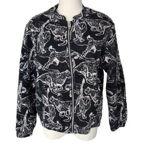 H&M Wild Cat Bomber style jacket - Size 6